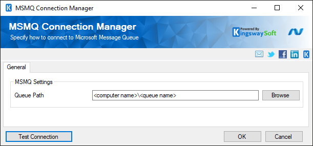 SSIS MSMQ Connection Manager